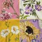 1 Yard Stretch Cotton Canvas Print Multicolor Floral Patchwork Midsummer Festive